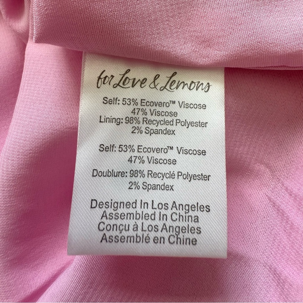 NWT!!! For love and lemons women pink dress size S Retail 250$ - Picture 11 of 13